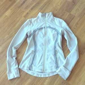 Cream lululemon parka